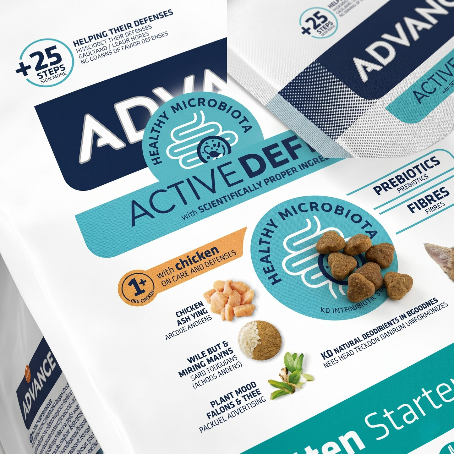 Advance Cat Adult Chicken/Rice Voordeelpakket met 2 Pouches Natvoeding | 1,5kg + 2x85g