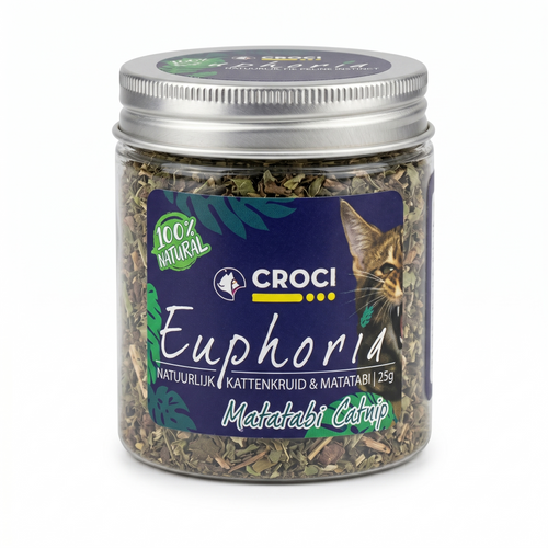 Croci Euphoria Catnip Pot Natuurlijk Kattenkruid & Matatabi | 25g