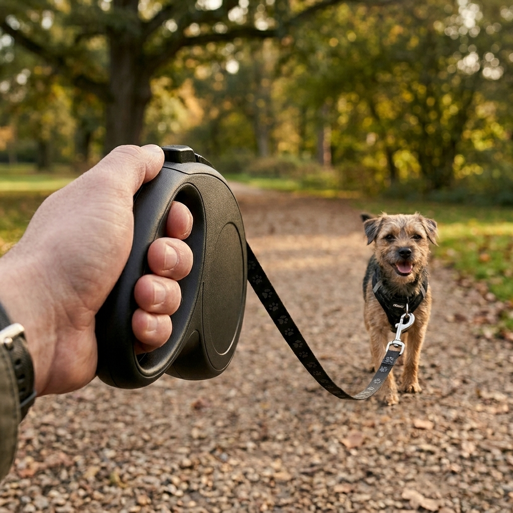 Flexi Black Design Rollijn Tape Stijlvol Rolmechanisme Hond | Zwart S 5m