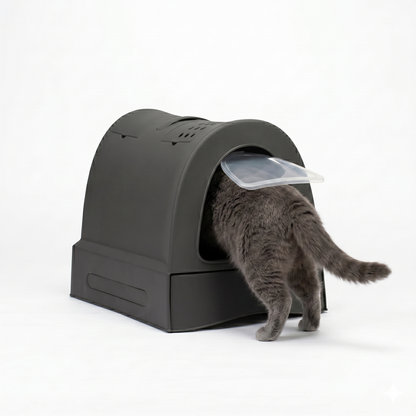 Imac Zuma Kattenbak met Schuiflade en Geurfilter | Antraciet