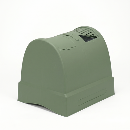 Imac Zuma Kattenbak Gerecycled Plastic met Schuiflade | Groen