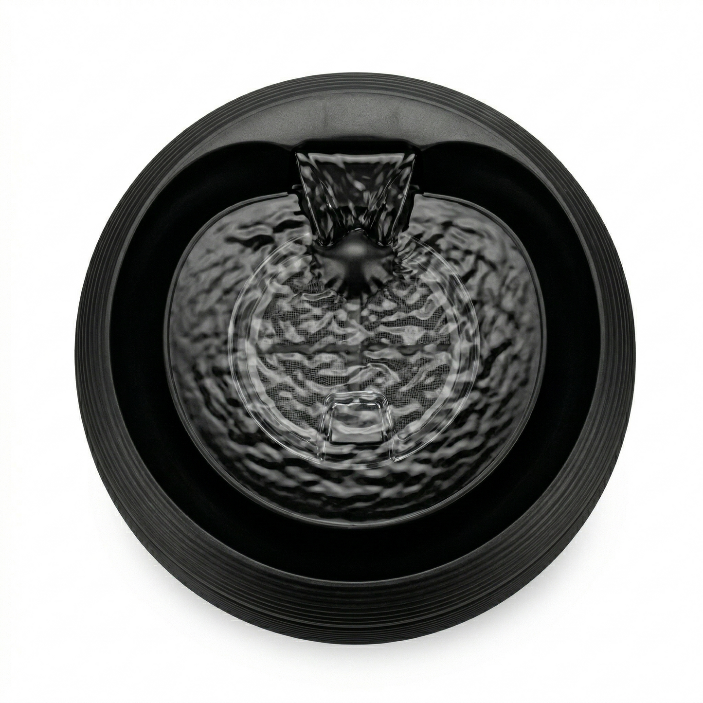 Martin Drinkfontein Kat & Kleine Hond met Filter en Circulatie | Zwart 2,5L
