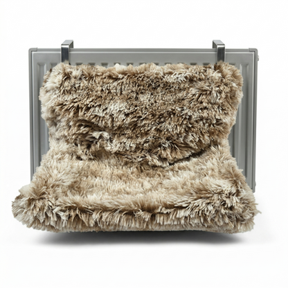 Croci Radiatorhangmat Katten Synthetisch Bont Metalen Frame | Beige Gemêleerd 47x30x25cm