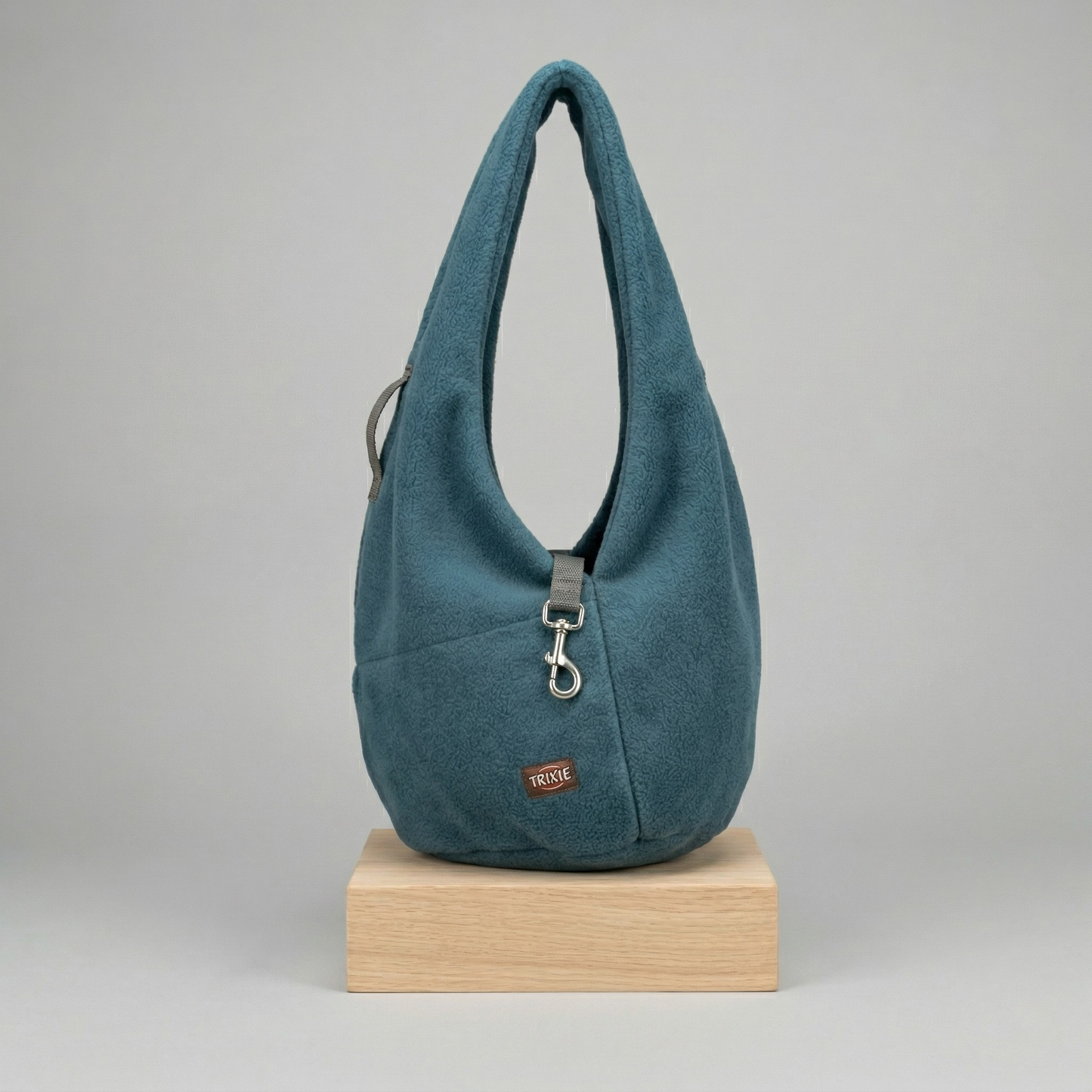 Trixie Buikdrager Sling Hondentas Kleine Honden met Korthouder | Blauw/Grijs 22x20x60cm