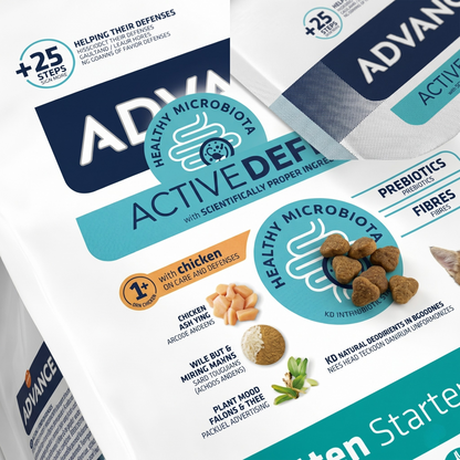 Advance Cat Adult Chicken/Rice Voordeelpakket met 2 Pouches Natvoeding | 1,5kg + 2x85g