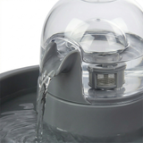 Eyenimal Waterfontein Kat & Kleine Hond Stromend Water | Grijs 1,5L