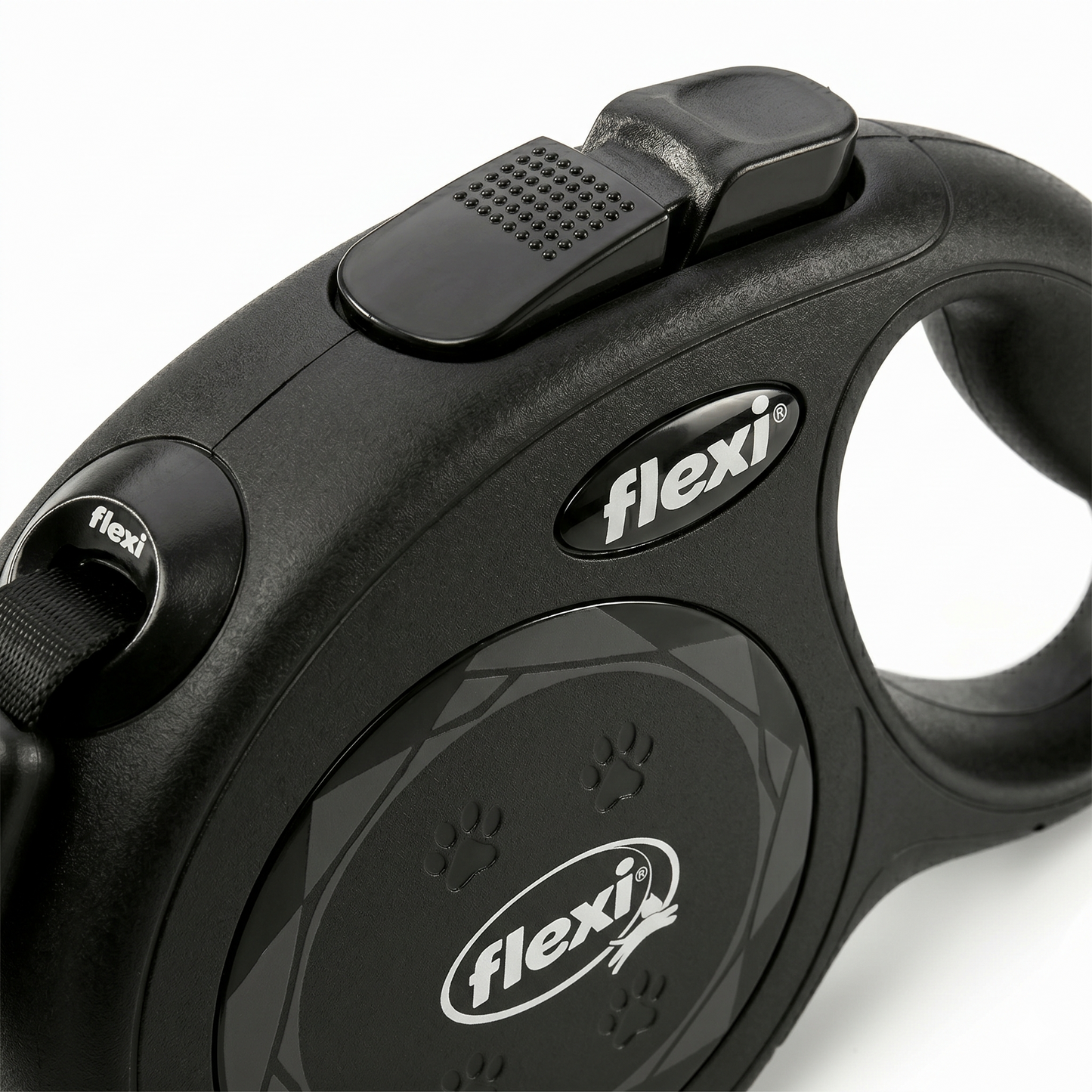 Flexi Black Design Rollijn Tape Stijlvol Rolmechanisme Hond | Zwart S 5m