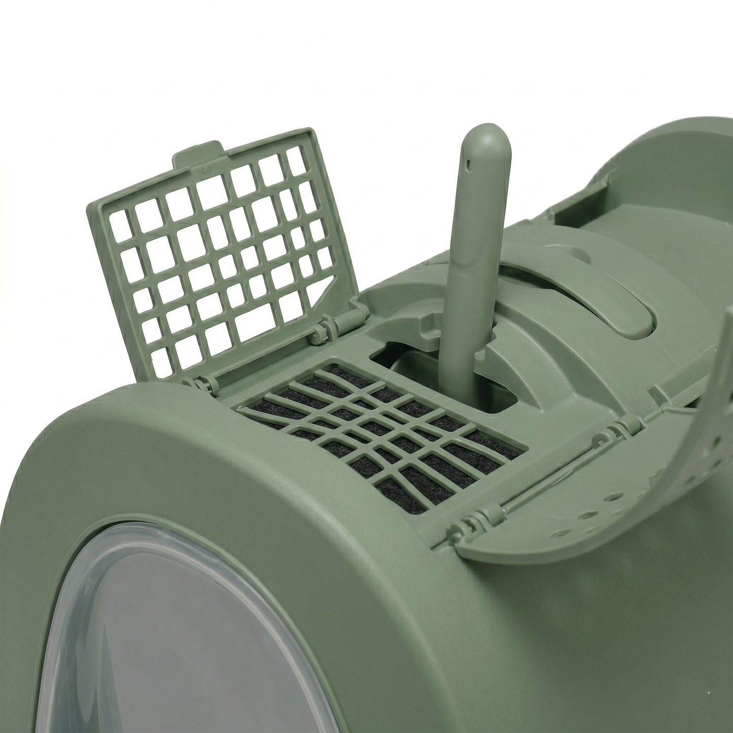 Imac Zuma Kattenbak Gerecycled Plastic met Schuiflade | Groen