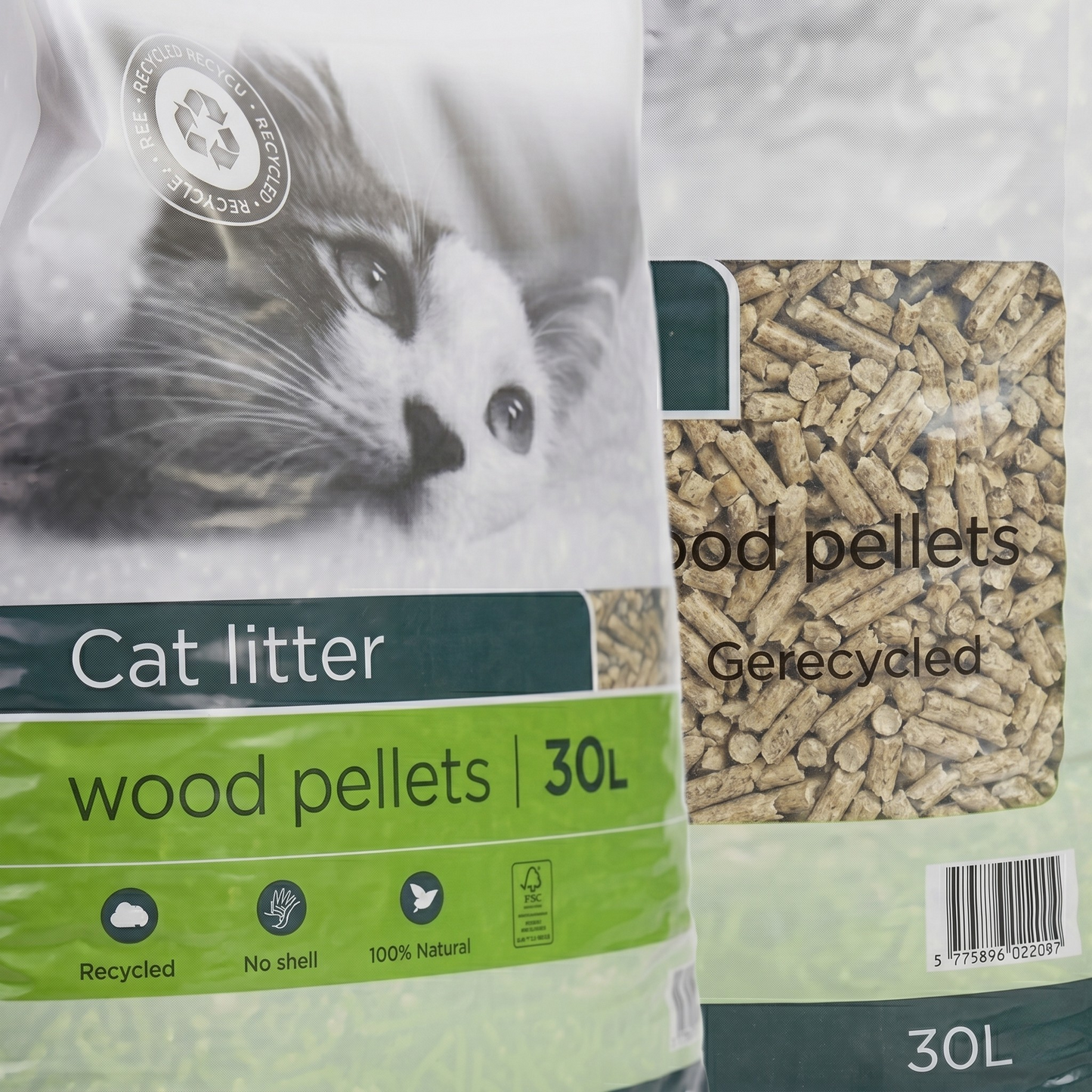 Agriselect Cat Litter Kattenbakvulling Houtkorrels | 30 Ltr