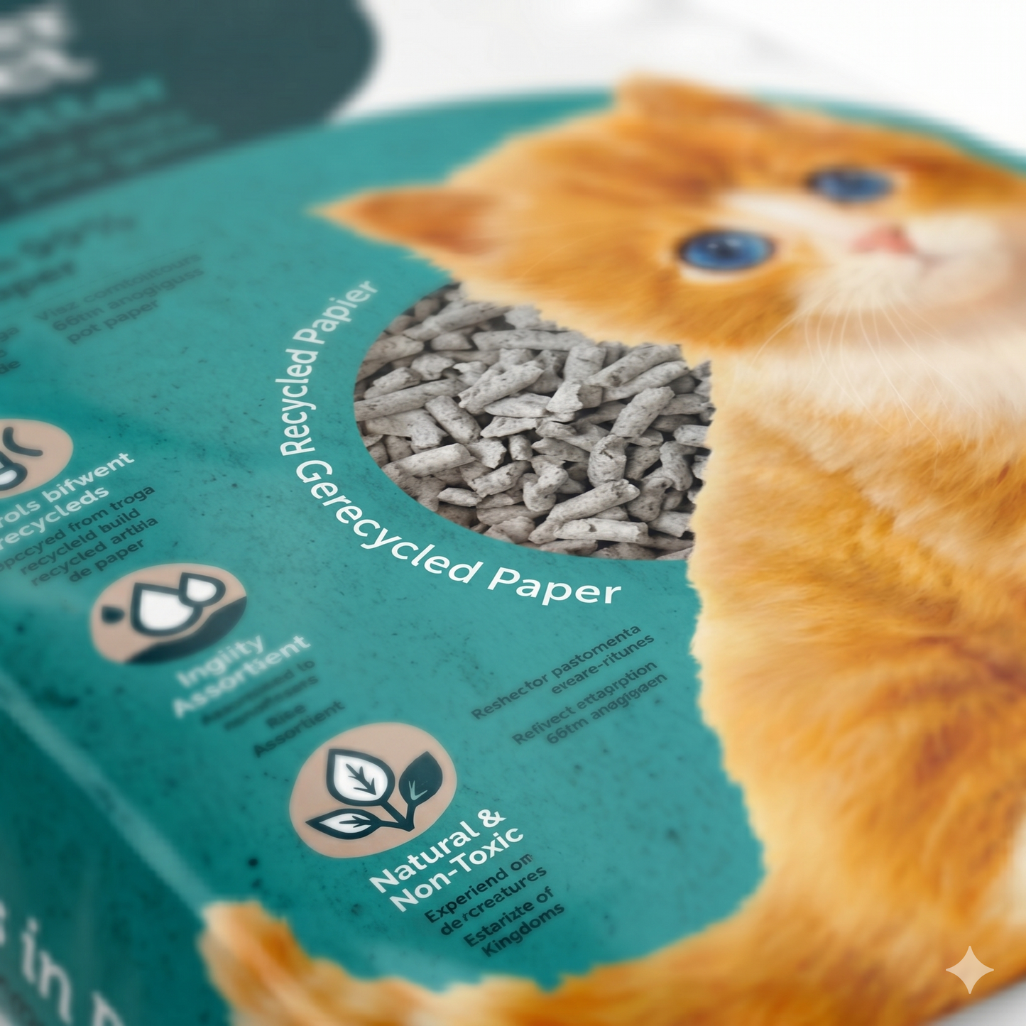 BreederCelect Gerecycled Kattenbakvulling Gerecycled Papier 30L
