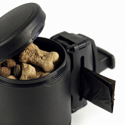 Flexi Vario Multi Box Bewaarbox voor Snacks & Poepzakjes | Zwart