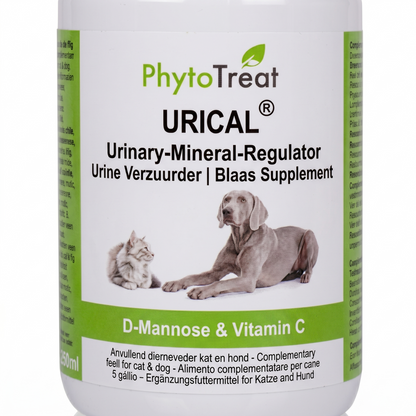 Phytotreat Urical Urine Verzuurder Blaas Supplement Hond & Kat 250ml