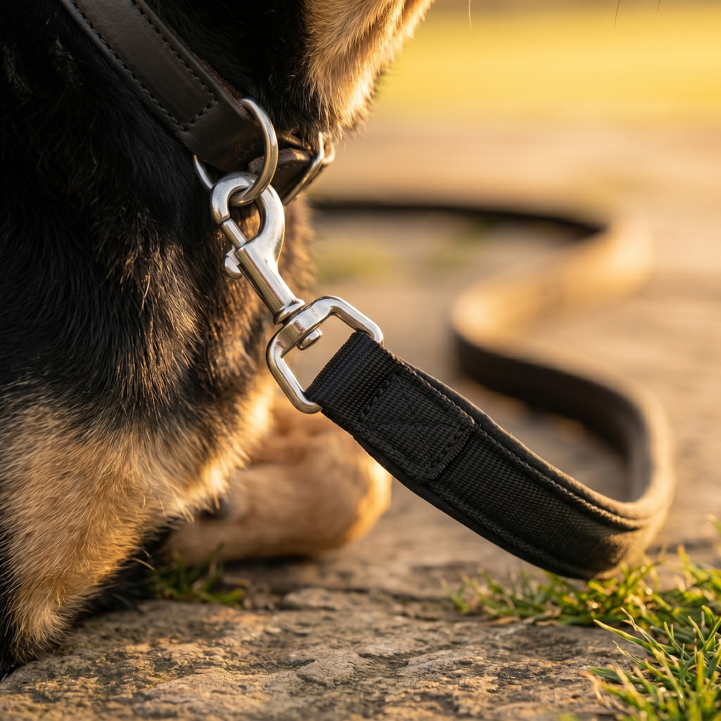 COA Clix Trainingslooplijn Hond 10 Meter Zwart met Volledige Controle