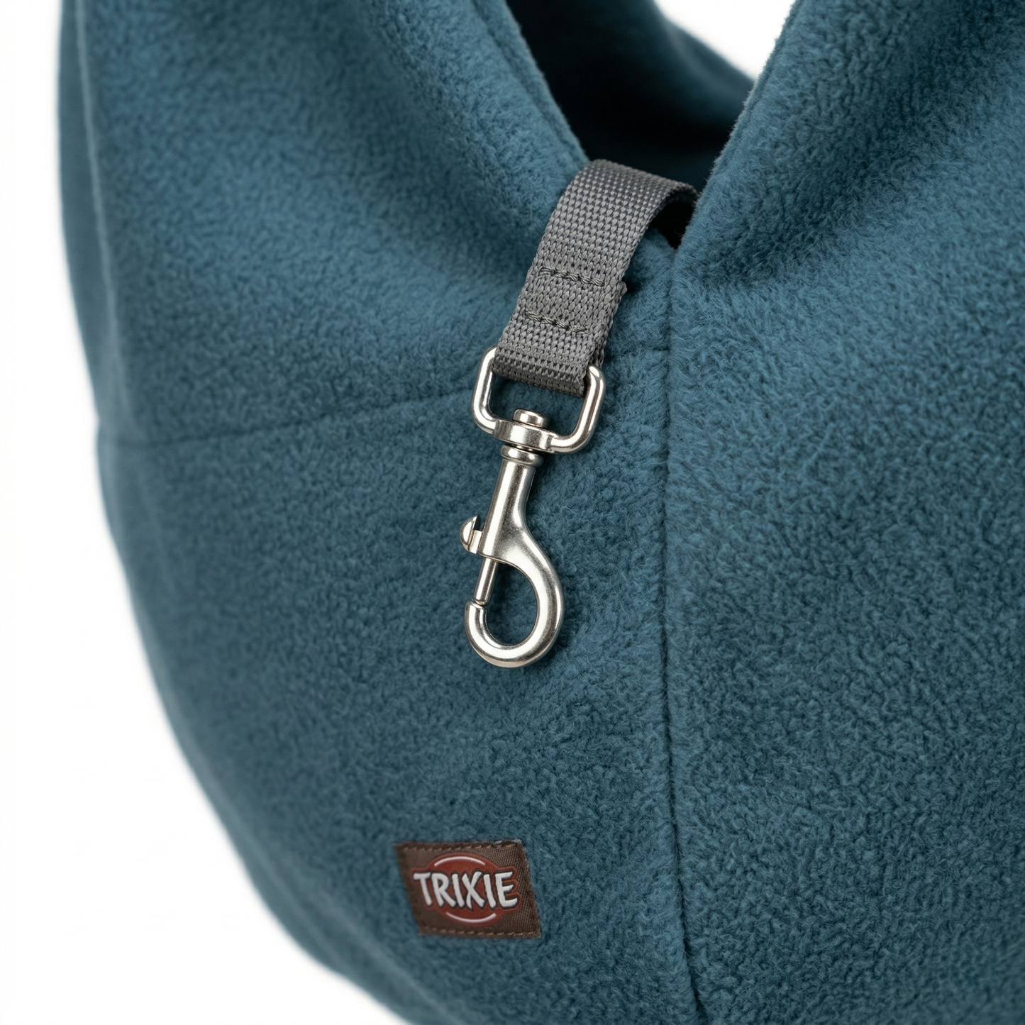 Trixie Buikdrager Sling Hondentas Kleine Honden met Korthouder | Blauw/Grijs 22x20x60cm