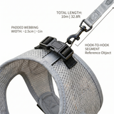 Trixie Soft Kattentuig Mesh met Reflecterende Stroken & Riem | Assorti 24-42cm