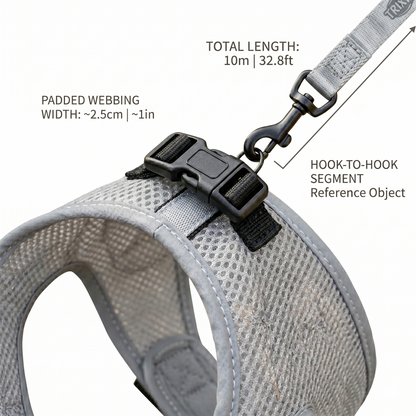 Trixie Soft Kattentuig Mesh met Reflecterende Stroken & Riem | Assorti 24-42cm