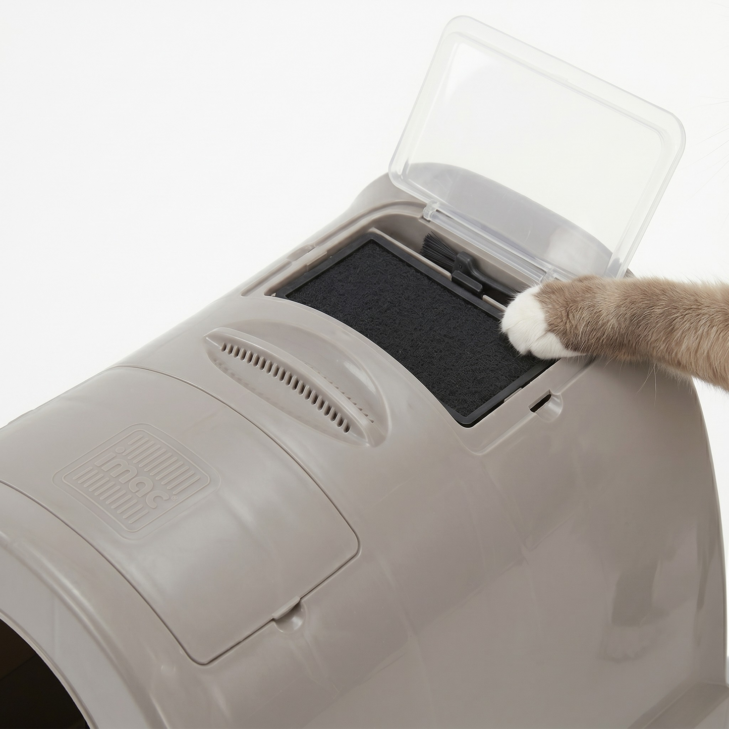 Imac Zuma Kattenbak met Schuiflade en Geurfilter | Taupe