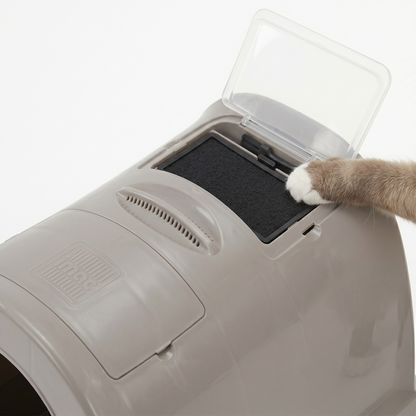 Imac Zuma Kattenbak met Schuiflade en Geurfilter | Taupe