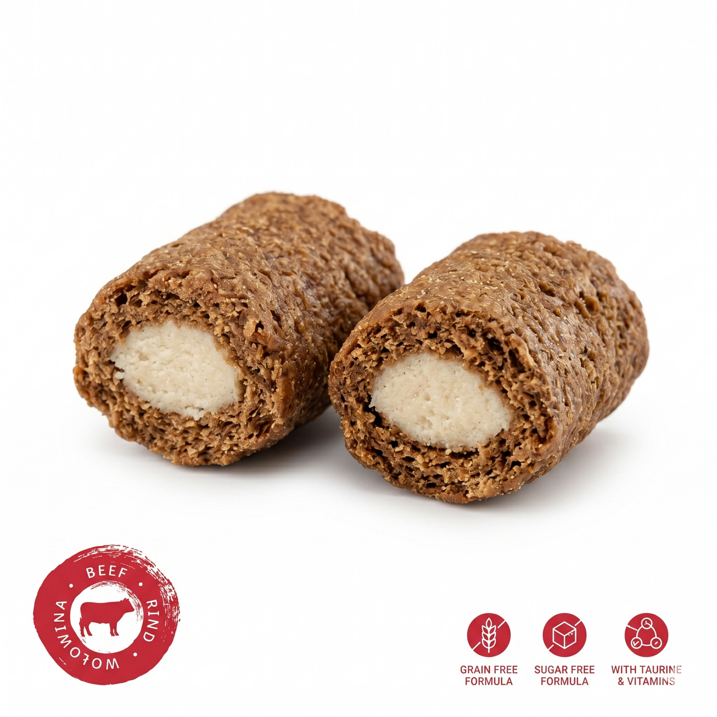 Josera Crunchies Beef Knapperige Kattensnack Graanvrij met Romige Vulling | 60g