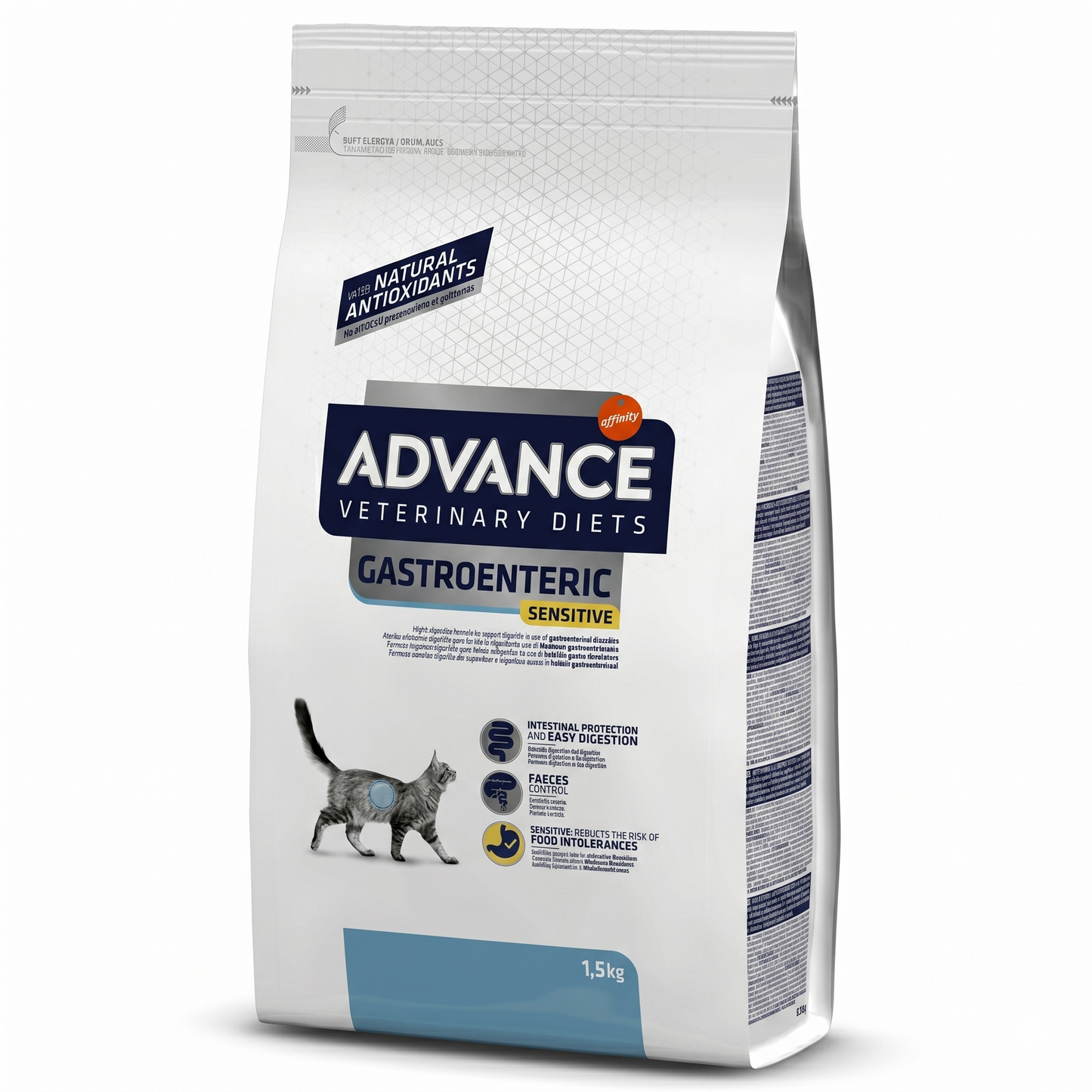 Advance Veterinary Diet Cat Gastroenteric Sensitive Dieetvoer Spijsvertering Kat | 1,5kg