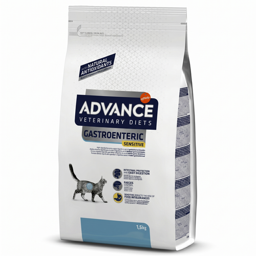 Advance Veterinary Diet Cat Gastroenteric Sensitive Dieetvoer Spijsvertering Kat | 1,5kg