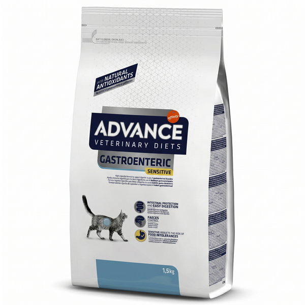 Advance Veterinary Diet Cat Gastroenteric Sensitive Dieetvoer Spijsvertering Kat | 1,5kg