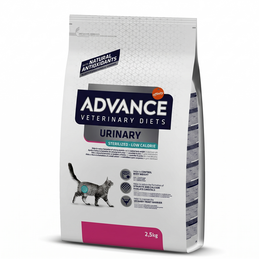Advance Veterinary Diet Cat Urinary Sterilized Dieetvoer Urinewegen Gesteriliseerde Kat | 2,5kg