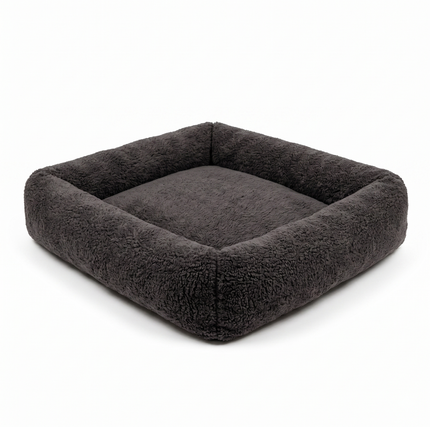 Bia Bed Fleece Hoes Matras Ligbed Antraciet/Grijs | 73x50cm
