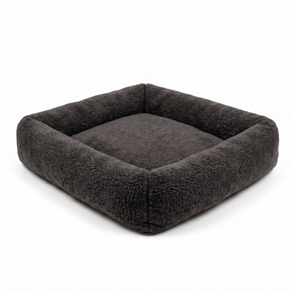 Bia Bed Fleece Hoes Matras Ligbed Antraciet/Grijs | 73x50cm