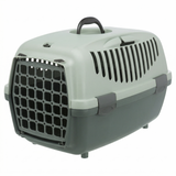 Trixie Be Eco Vervoersbox Capri Gerecycled Kunststof Hond | Antraciet/Grijs-Groen 48x32x31cm