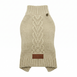 Croci Homy Celtic Hondentrui Warm & Stijlvol met Aanlijning | Creme 25cm