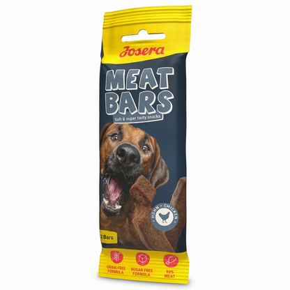 Josera Meat Bars Chicken Gedroogde Vleesreep Graanvrij & Suikervrij Hond | 40g