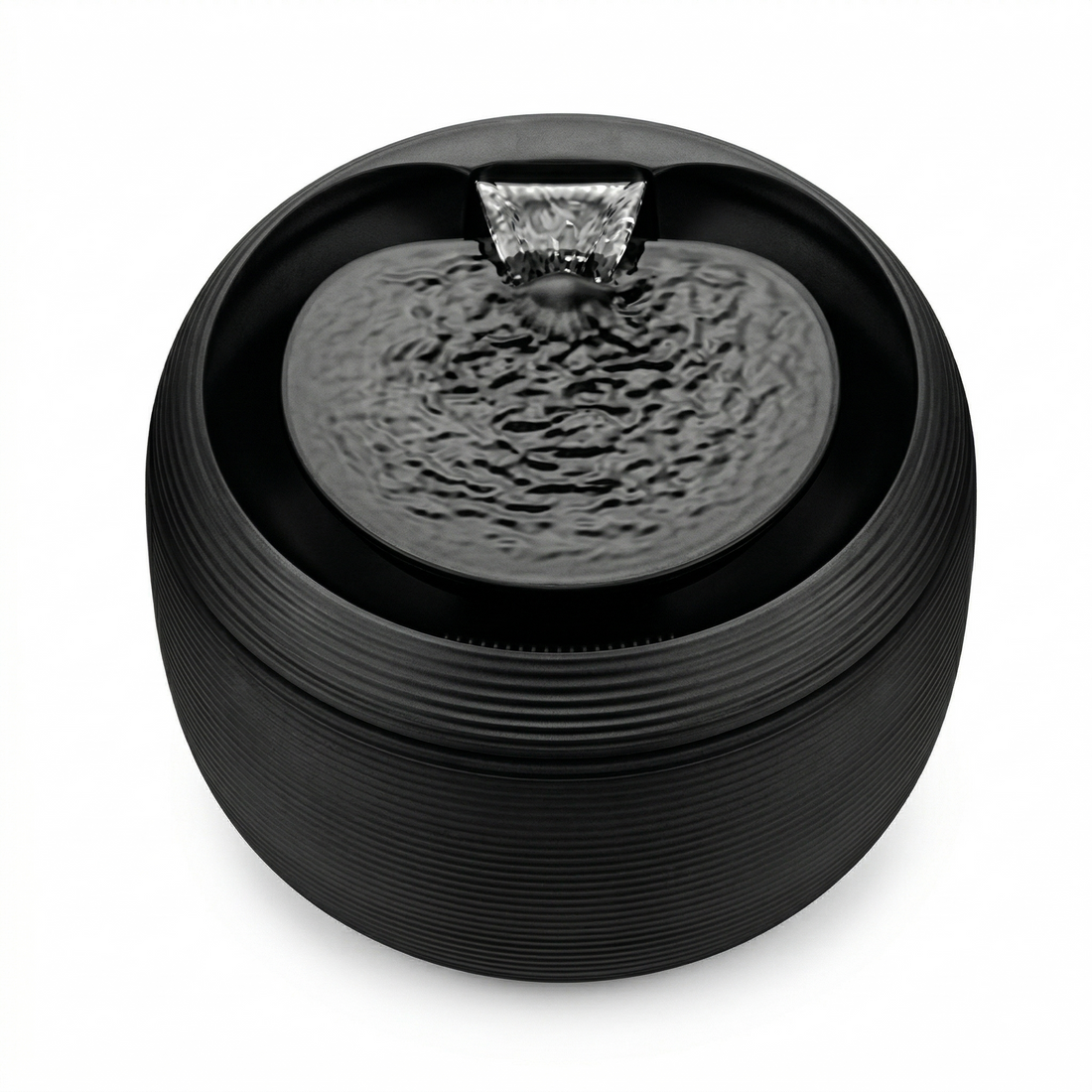 Martin Drinkfontein Kat & Kleine Hond met Filter en Circulatie | Zwart 2,5L