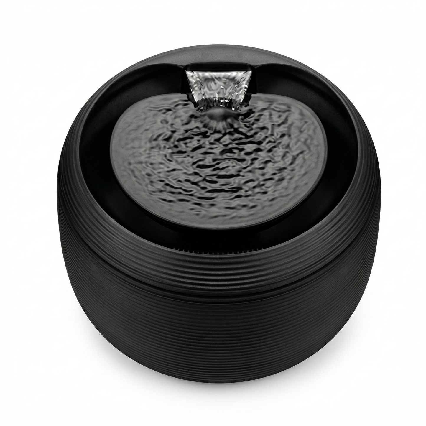 Martin Drinkfontein Kat & Kleine Hond met Filter en Circulatie | Zwart 2,5L