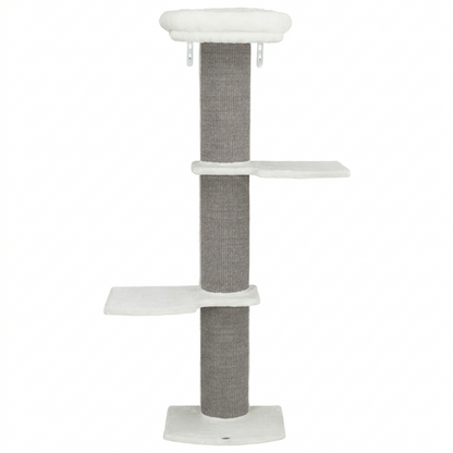 Trixie Krabpaal Acadia Wandmontage Sisal & Pluche met Relaxmand | Grijs 160cm