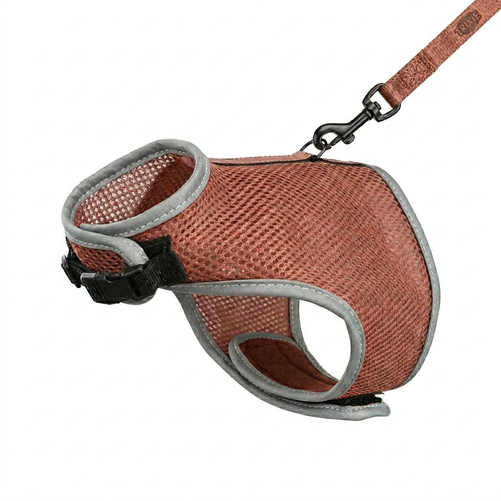 Trixie Soft Kattentuig Mesh met Reflecterende Stroken & Riem | Assorti 24-42cm