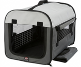Trixie Reismand Opvouwbare Polyester Bench Hond & Kat met Transporttas | Grijs 55x65x80cm