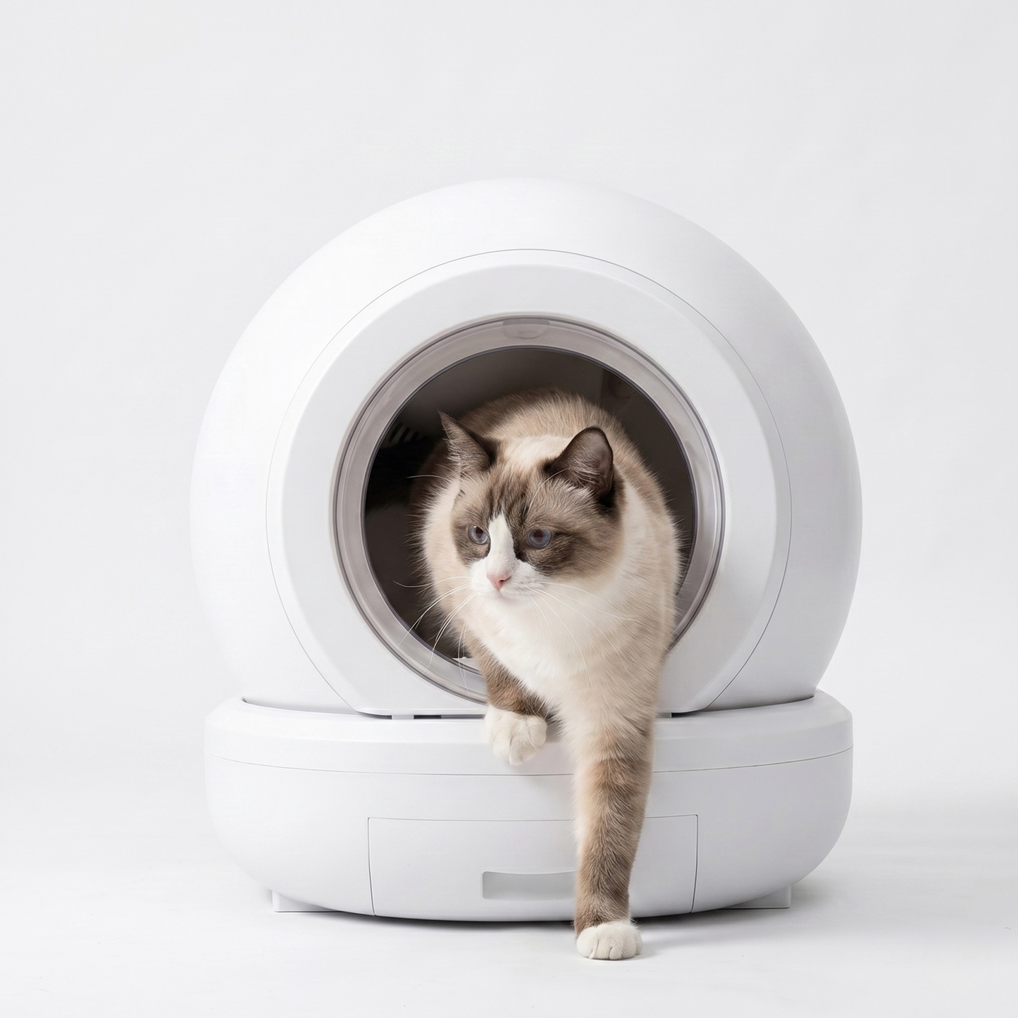 Martin Automatische Kattenbak met App-bediening | Wit 65L