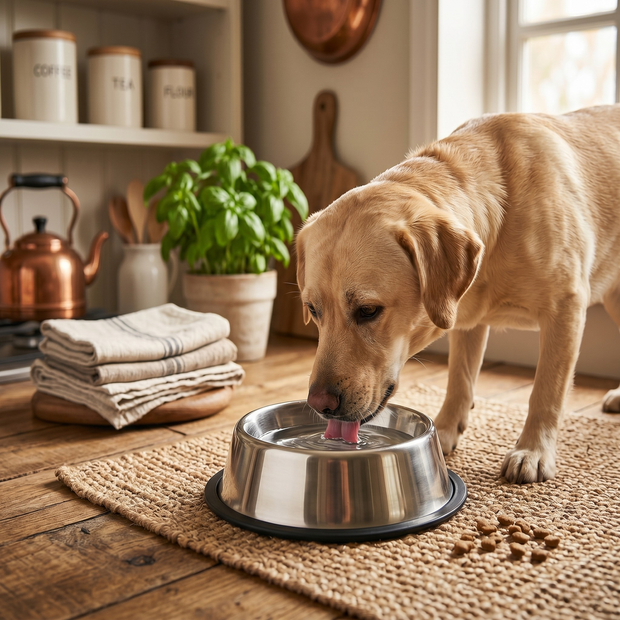 Happy Pet Voerbak RVS Antislip | Diameter 14 cm
