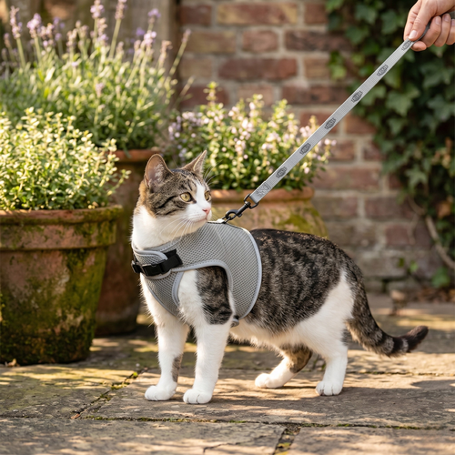 Trixie Soft Kattentuig Mesh met Reflecterende Stroken & Riem | Assorti 24-42cm
