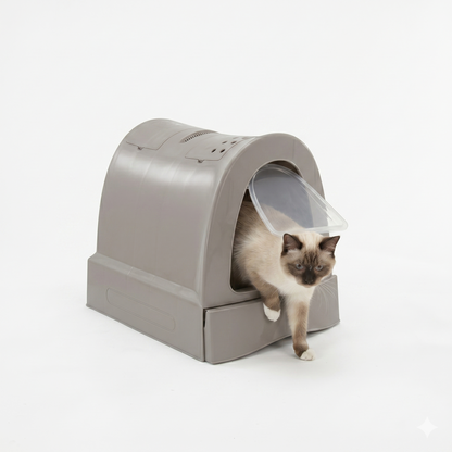 Imac Zuma Kattenbak met Schuiflade en Geurfilter | Taupe