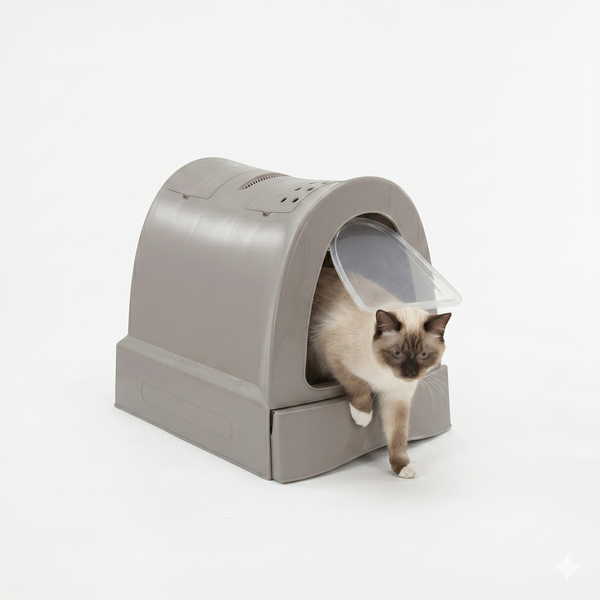 Imac Zuma Kattenbak met Schuiflade en Geurfilter | Taupe