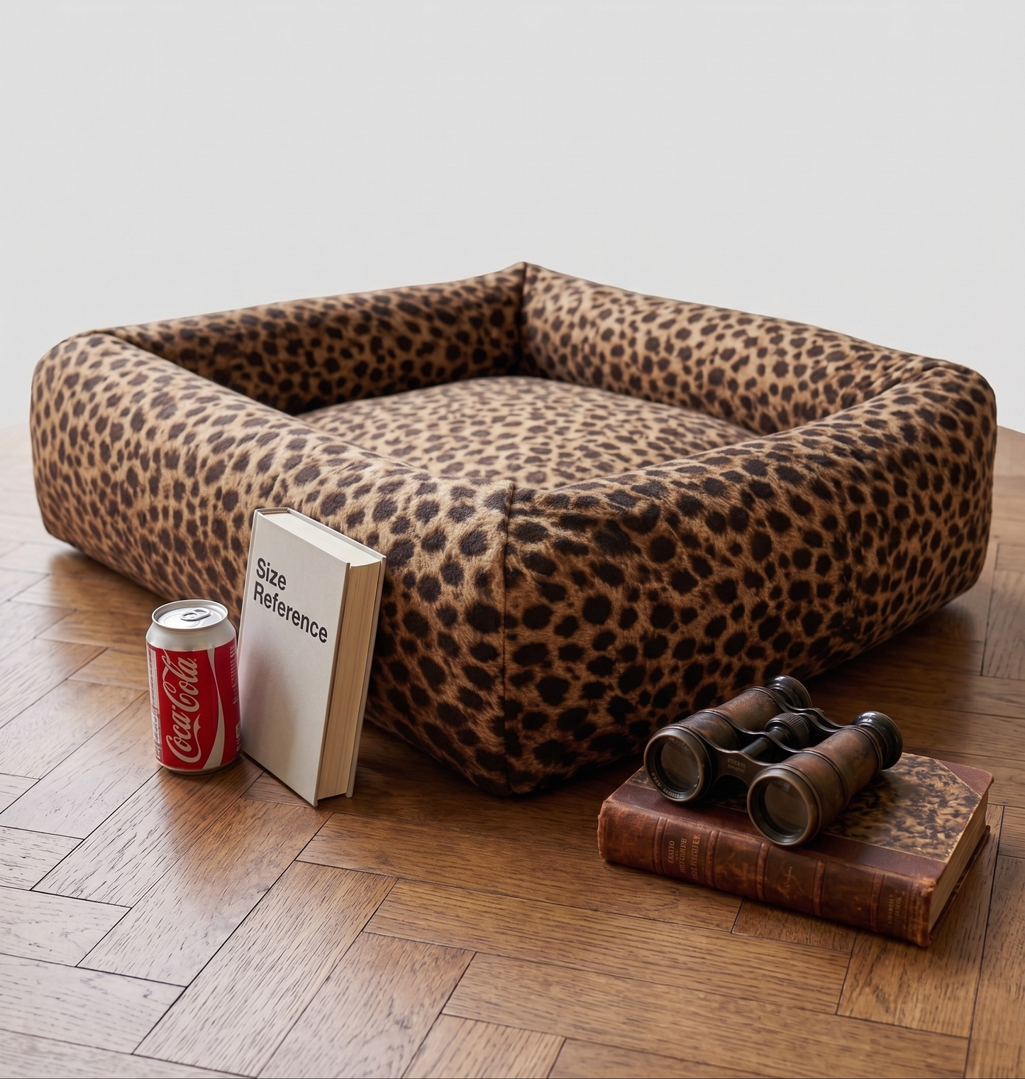Bia Bed Hoes Premium Luipaard Print Vervangbare Hondenmand Hoes | Bia-3 70x60x12,5cm