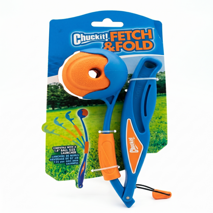 Chuckit Fetch & Fold Opvouwbare Werpstok met Bal Hond | 63cm