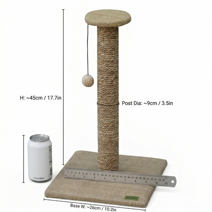 Ebi Natural Harmony Krabpaal Waterhyacint & Sisal met Pluche Ligvlak