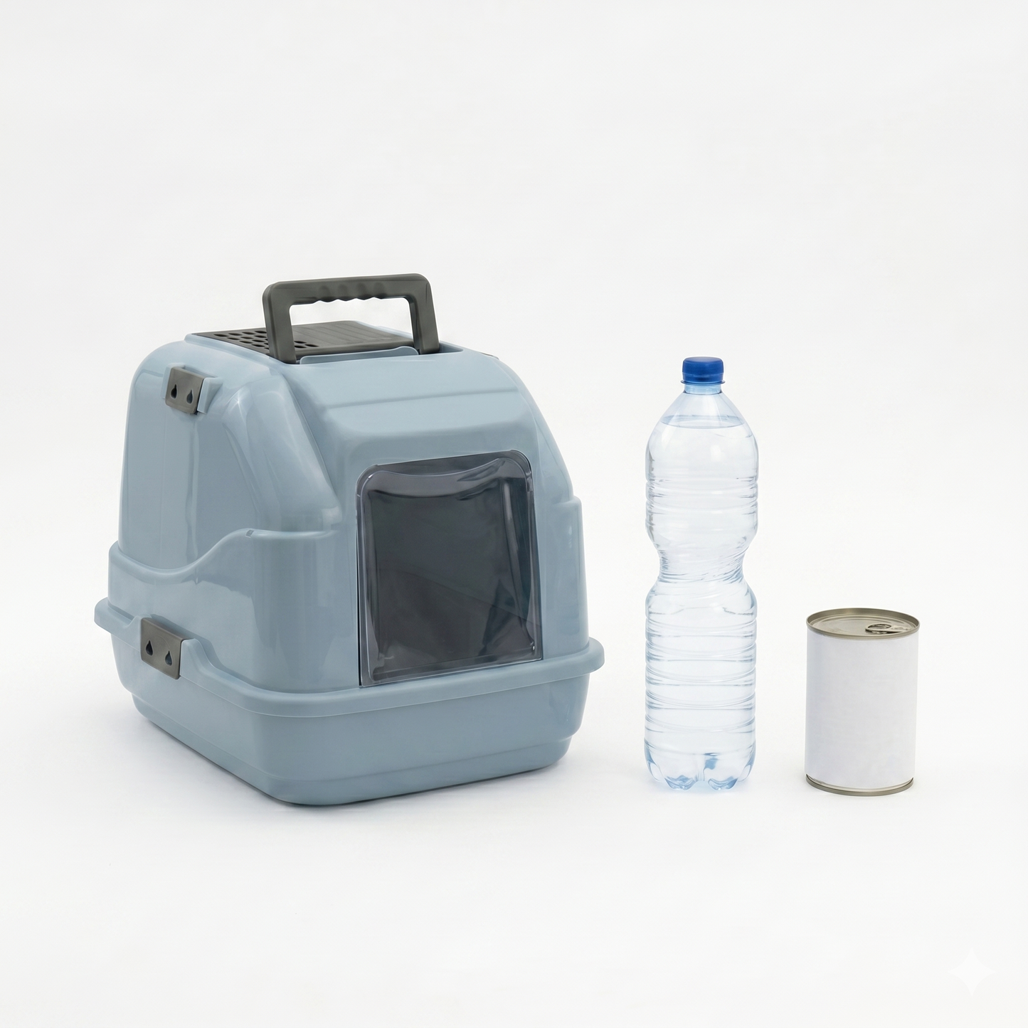 Imac Easy Cat Kattenbak Gerecycled Plastic met Deur | Blauw