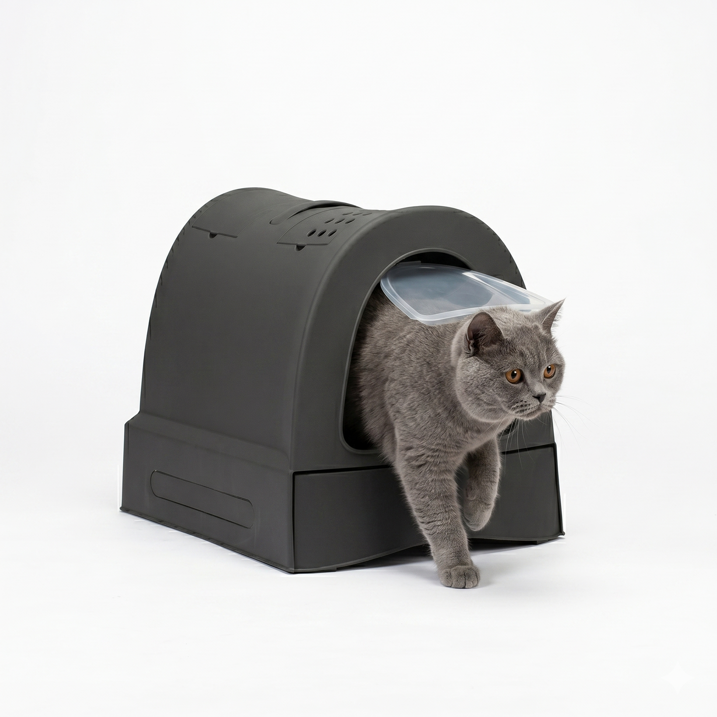 Imac Zuma Kattenbak met Schuiflade en Geurfilter | Antraciet