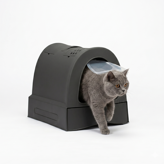Imac Zuma Kattenbak met Schuiflade en Geurfilter | Antraciet