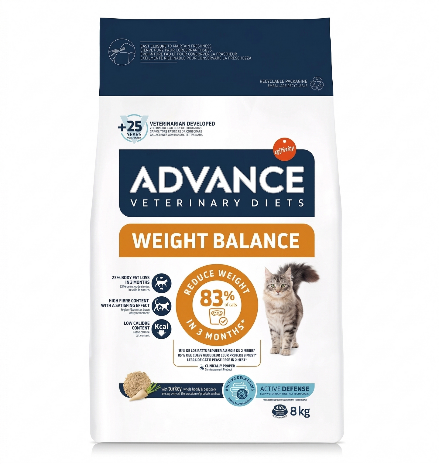 Advance Veterinary Diet Cat Weight Balance Dieetvoer Gewichtsverlies Kat | 8kg